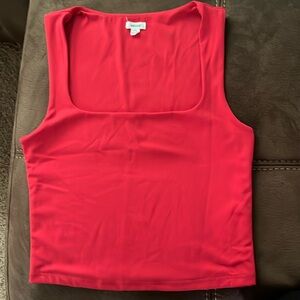 Garage amber portrait neck tank top size small